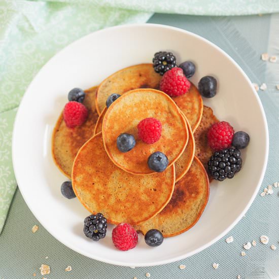 Sugar-free oatmeal plantain pancake - Recipe photo by shapeupafrican