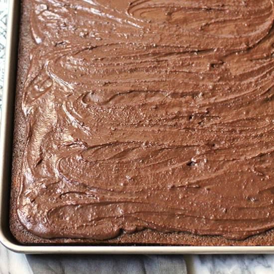 Texas Sheet Cake Brownies - Recipe photo by suebeehomemaker