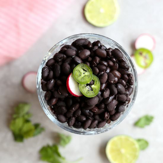 How To Cook Black Beans - Recipe photo by Delightful Mom Food