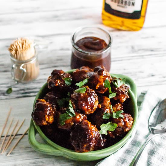 Bourbon Bacon Meatballs - Recipe photo by megseverydayindulgence