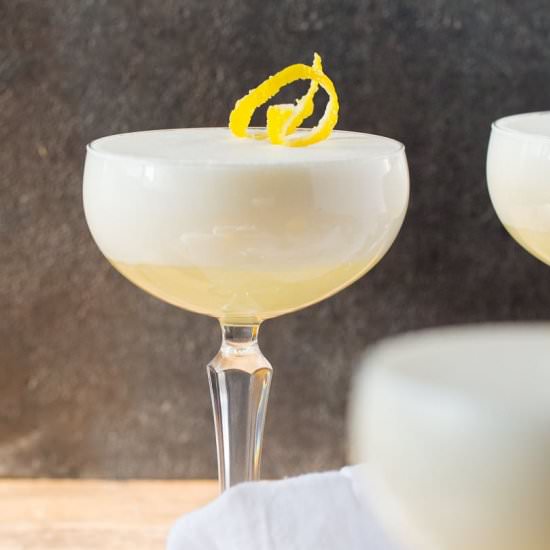 Lemon Syllabub - Recipe photo by basilandbubbly
