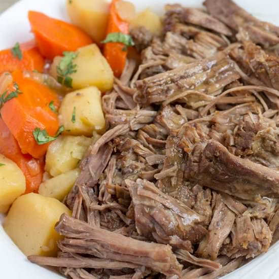 Pressure Cooker Pot Roast - Recipe photo by thefoodieeats