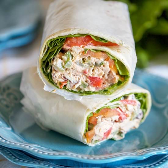 Tex-Mex Chicken Salad Wraps - Recipe photo by Damaris_Gore
