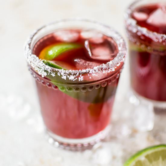Pomegranate Margarita - Recipe photo by saltandlavender