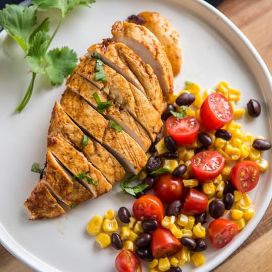 Air Fryer Southwest Chicken - Recipe photo by loveyourbodywell