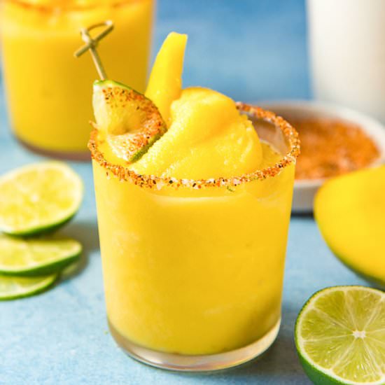 Frozen Mango Margarita - Recipe photo by The Flavor Bender