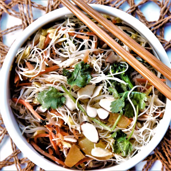Pad Thai With Ginger Creme - Recipe photo by greenschemetv