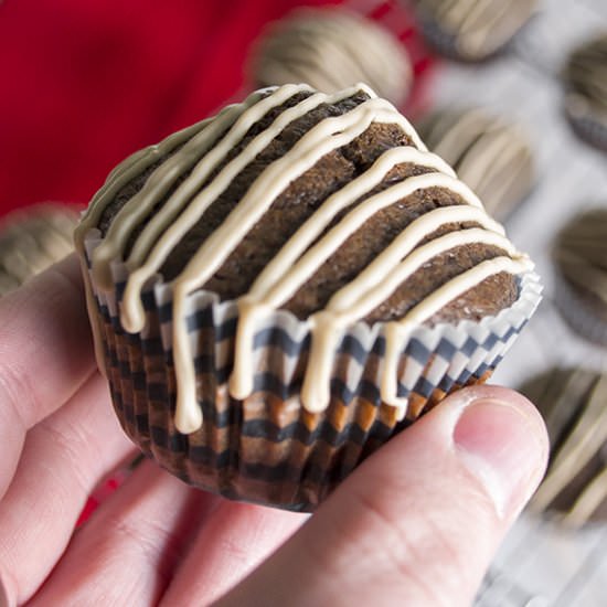 Chocolate Carmel Muffins - Recipe photo by thepintertestkitchen