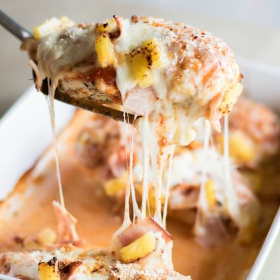 Hawaiian Pizza Chicken Meal Prep - Recipe photo by mealpreponfleek