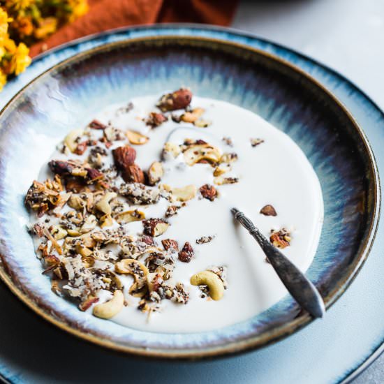 Sugar Free Low Carb Granola - Recipe photo by foodfaithfitness