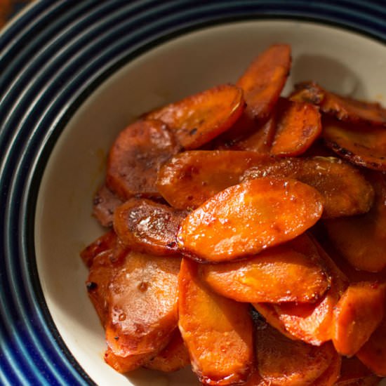 Red Chile Glazed Carrots - Recipe photo by mjskitchen