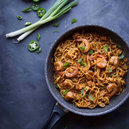 Seafood Mee Goreng - Recipe photo by WhatToCookToday