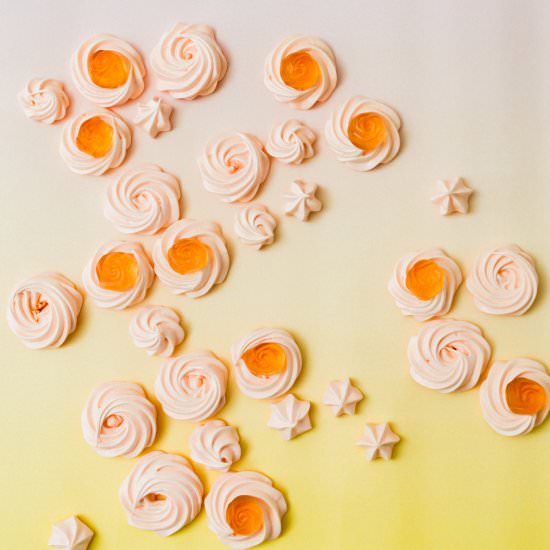 Rosette Meringues - Recipe photo by The Sweet Nerd