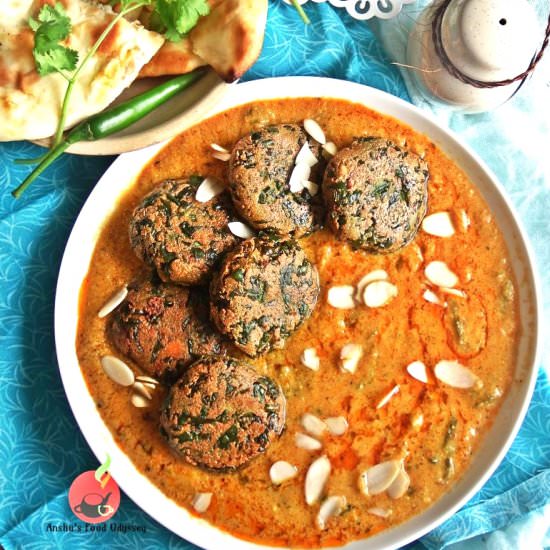 Shahi Palak Paneer Kofta Curry - Recipe photo by anshusfoododyssey