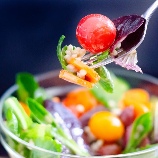 Honey Dijon Summer Salad - Recipe photo by mykitchenmycraft
