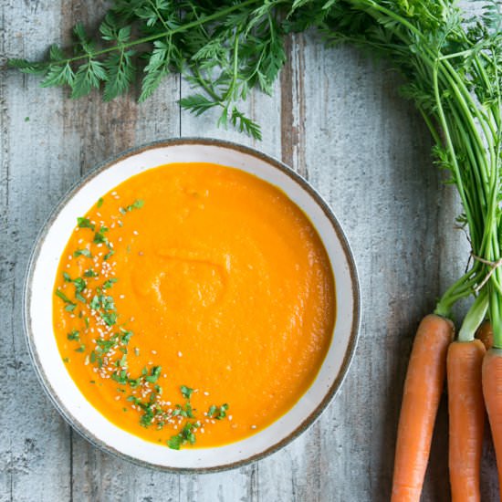 Carrot and Ginger Soup - Recipe photo by The petite cook