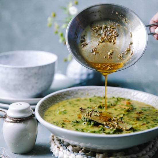 Mung Bean and Kale Daal - Recipe photo by PlayfulCooking