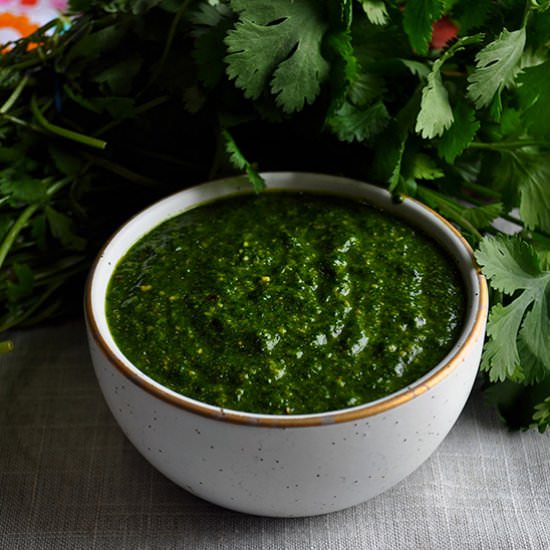 Chimichurri Sauce - Recipe photo by A Little and A Lot