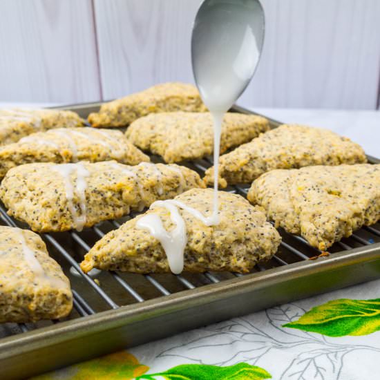 Lemon Poppy Seed Scones - Recipe photo by sipandspice