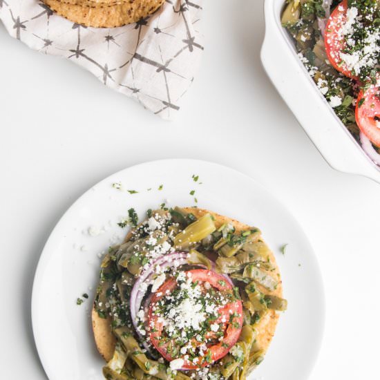 Nopales (Cactus) Salad - Recipe photo by Greciaparra