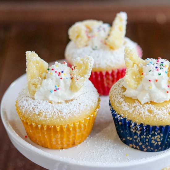 Pretty Little Butterfly Cupcakes - Recipe photo by KyleeCooks