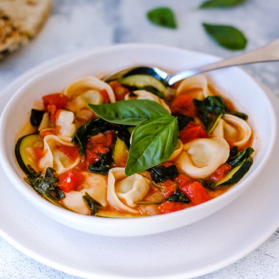 Tortellini Soup - Recipe photo by You Totally Got This