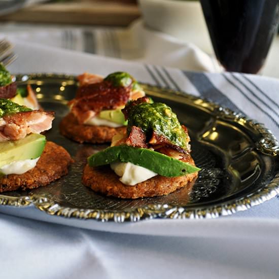Spanish Avocado Salmon Bites - Recipe photo by BatterandDough