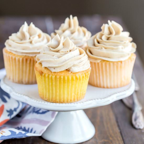 Whipped Brown Sugar Buttercream - Recipe photo by ihearteating
