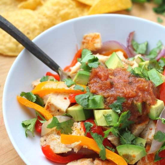 Baked Chicken Fajitas - Recipe photo by GrabSomeJoy