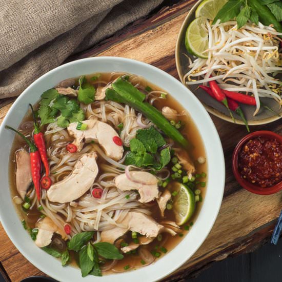 vietnamese pho ga - Recipe photo by glebekitchen