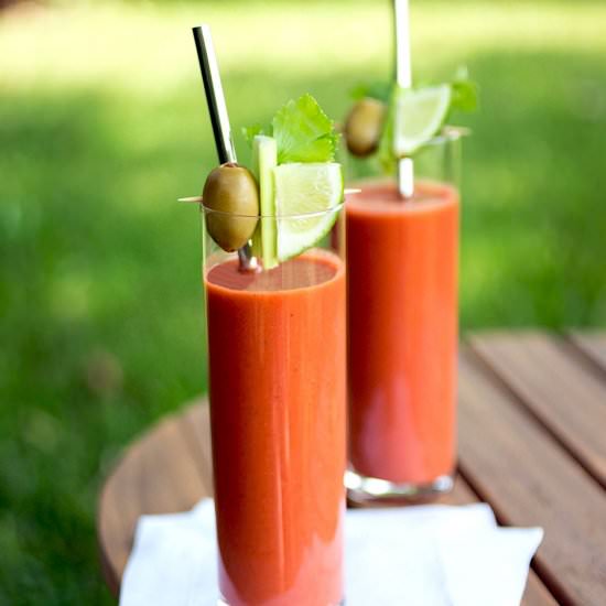 Gazpacho Bloody Mary - Recipe photo by todaysnest