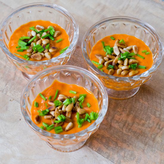 Bell pepper mousse - Recipe photo by Uit de pan van San