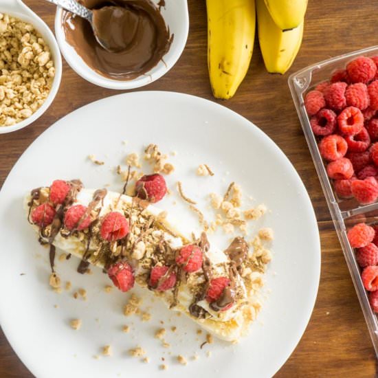 Breakfast Banana Splits - Recipe photo by Smart Nutrition