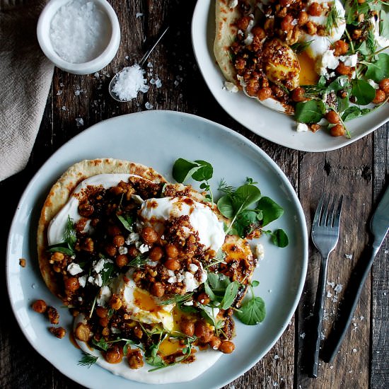 Turkish Eggs with Spiced Chickpeas - Recipe photo by The Original Dish