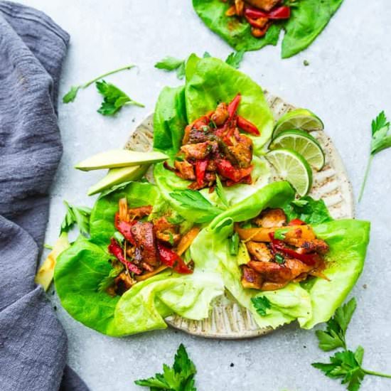 Chicken Fajita Lettuce Wraps - Recipe photo by LifemadeSweeter