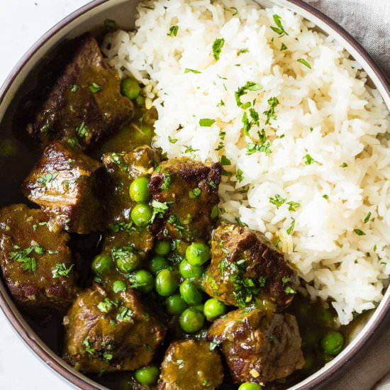Amazing Instant Pot Beef Stew - Recipe photo by GreenHealthyCooking