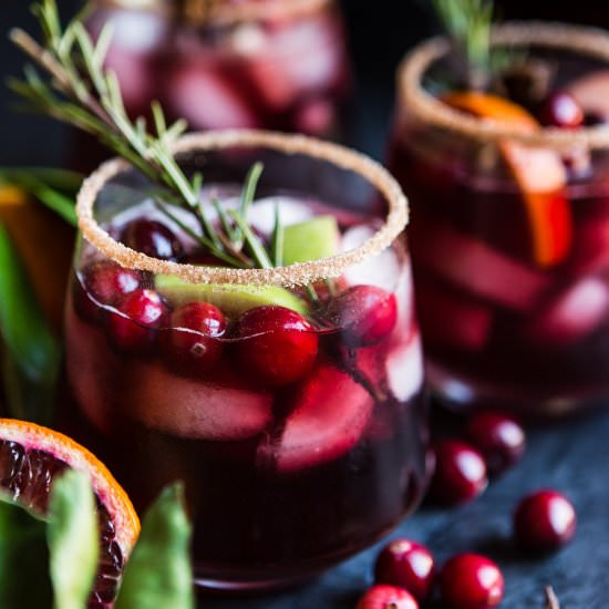 Holiday Sangria - Recipe photo by themodernproper