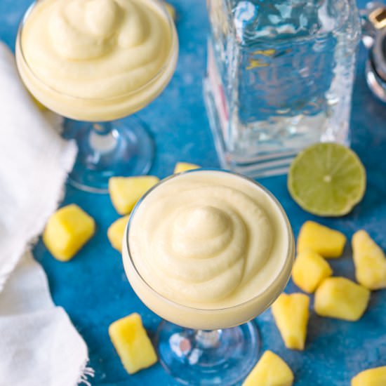 Pineapple Dole Whip Margarita - Recipe photo by KitchenSanctuary