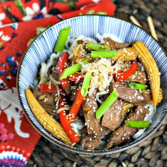 Korean Beef Stir Fry - Recipe photo by lifeloveandgoodfood