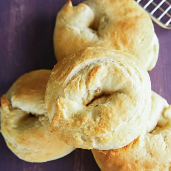 3-Ingredient Homemade Bagels - Recipe photo by Kleinworth &amp; Co