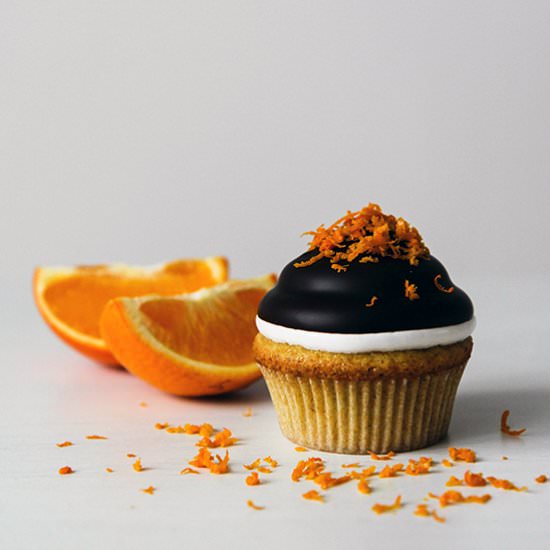 Orange olive oil cupcakes - Recipe photo by cupcake alchemist