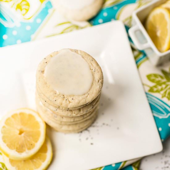 Lemon Poppy Seed Cookies - Recipe photo by Kiwi and Carrot