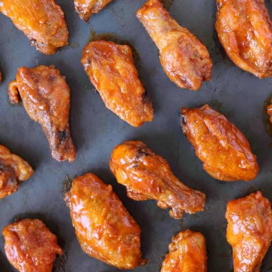 Buffalo Chicken Wings - Recipe photo by The FODMAP Formula