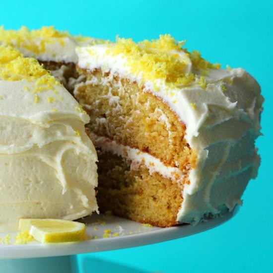 Vegan Lemon Cake - Recipe photo by lovingitvegan