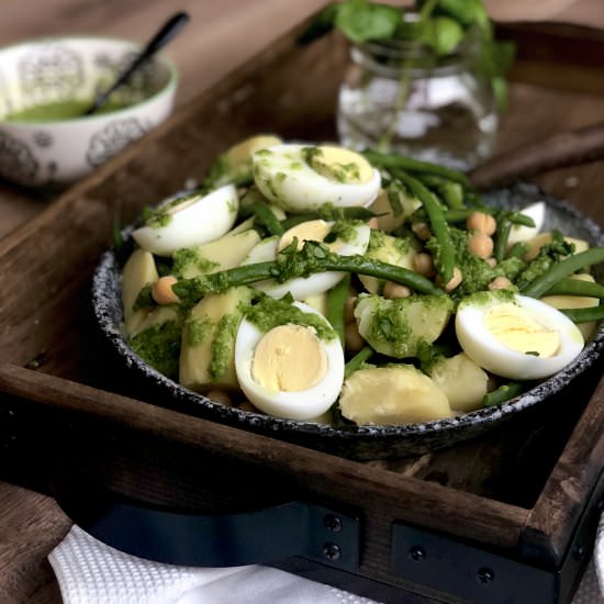 Potato and Green Bean Salad - Recipe photo by Sneaky Mommies