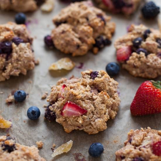 Triple Berry Ginger Scones - Recipe photo by karalydonRD