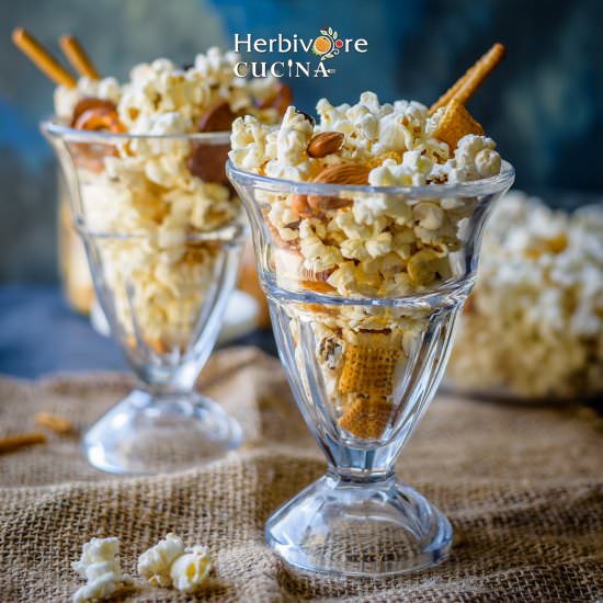 Movie Night Popcorn Snack Mix - Recipe photo by Herbivore Cucina