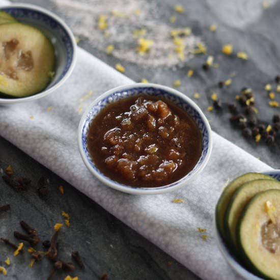 Feijoa Chutney - Recipe photo by LIFESTYLE HOME HEALTH