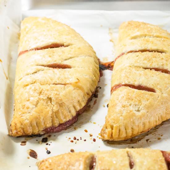 Easy Rhubarb Hand Pies - Recipe photo by recipecritique