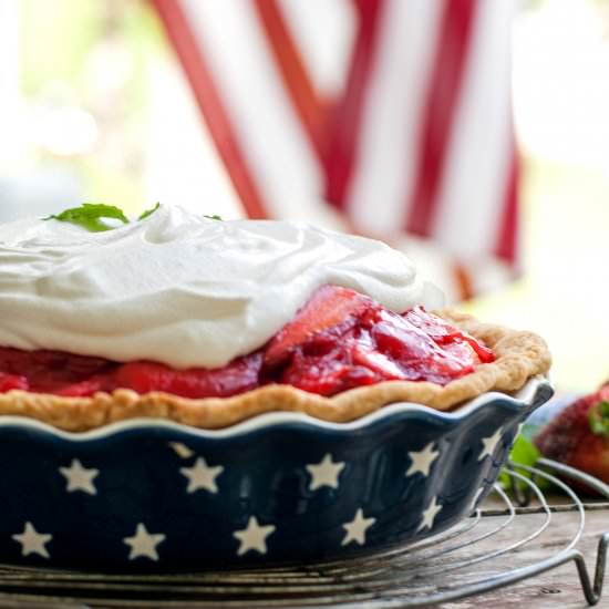 Sweet Strawberry Pie - Recipe photo by cookiesforengland